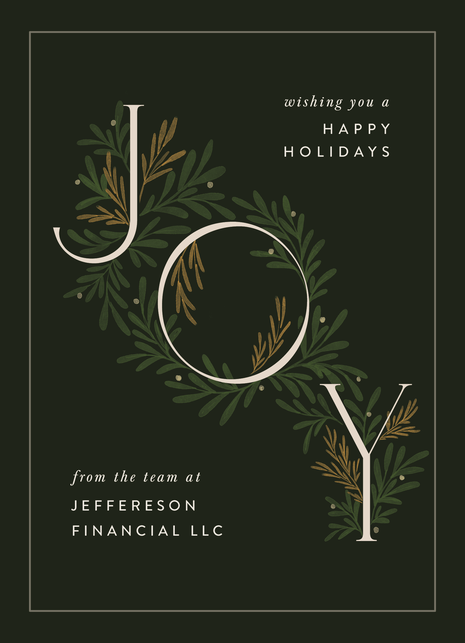 Professional Joy Wreath