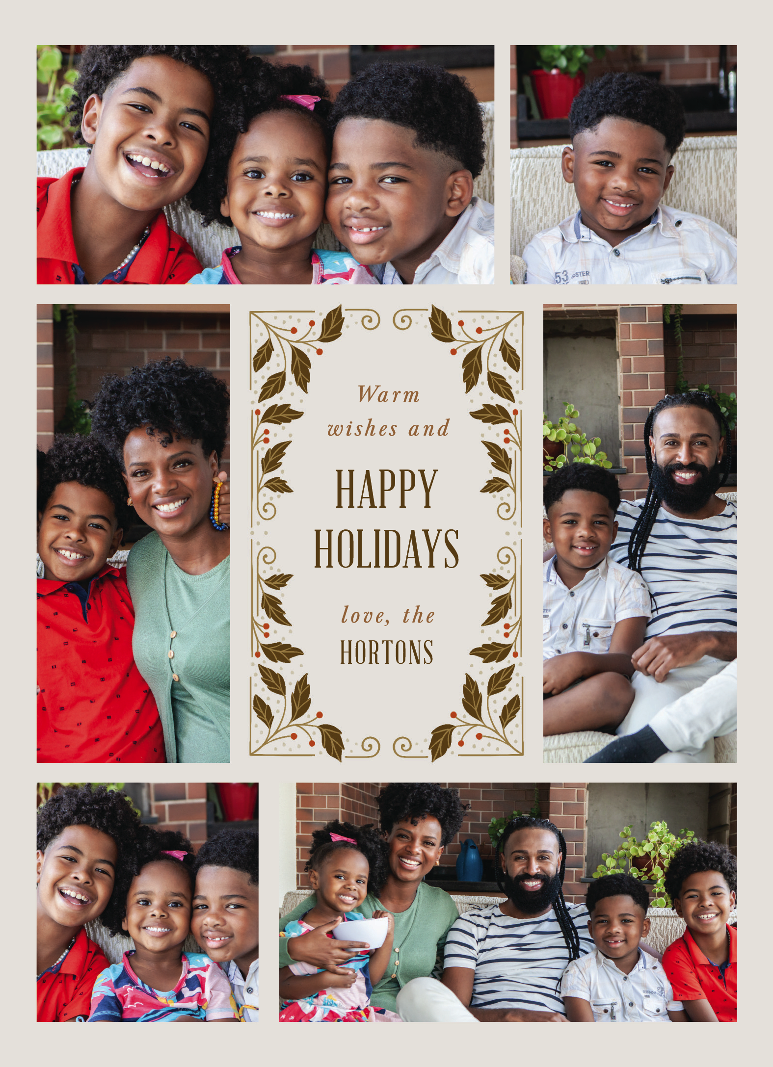 Vintage Book Happy Holidays