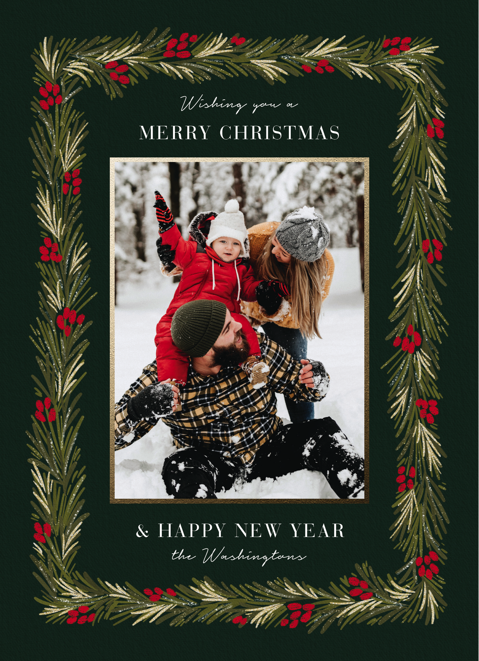 Holiday Berry Frame