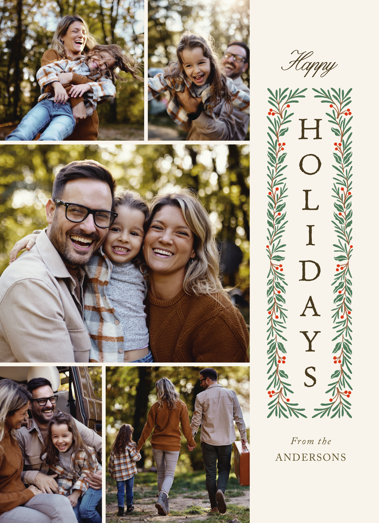Vertical Holiday Banner