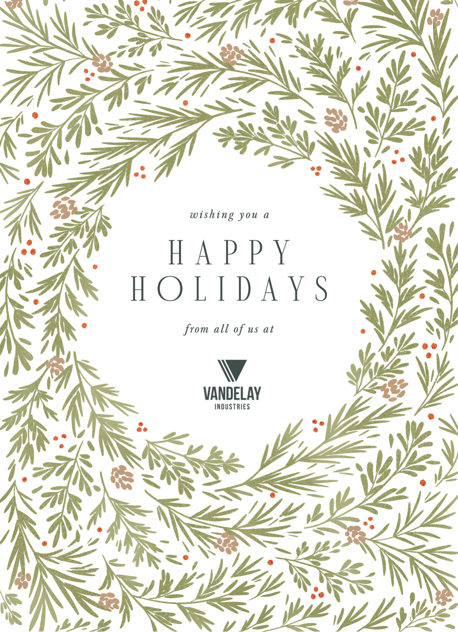 Rustic Wreath Logo