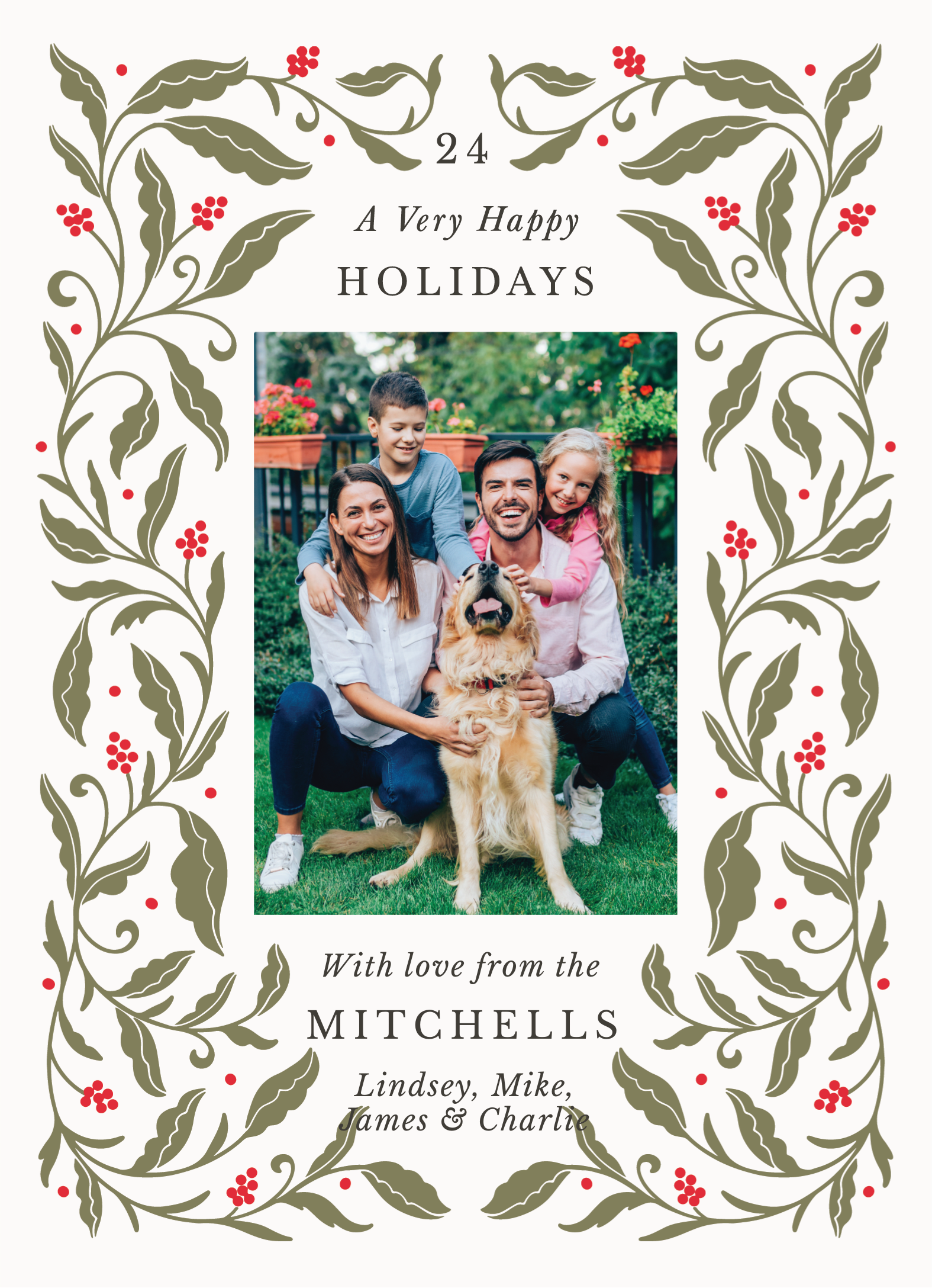 Joyful Letter Holiday