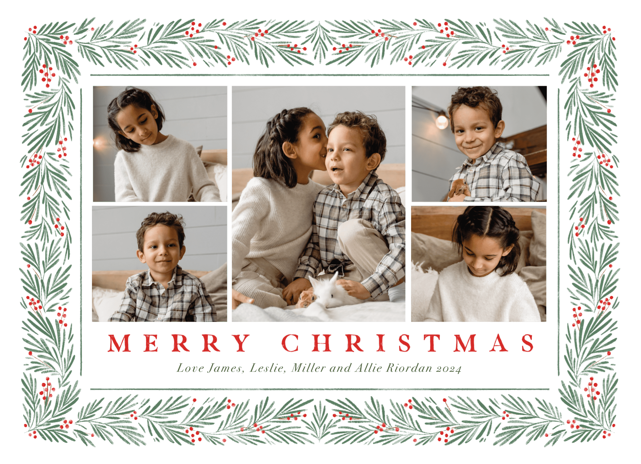 Pine Border Christmas