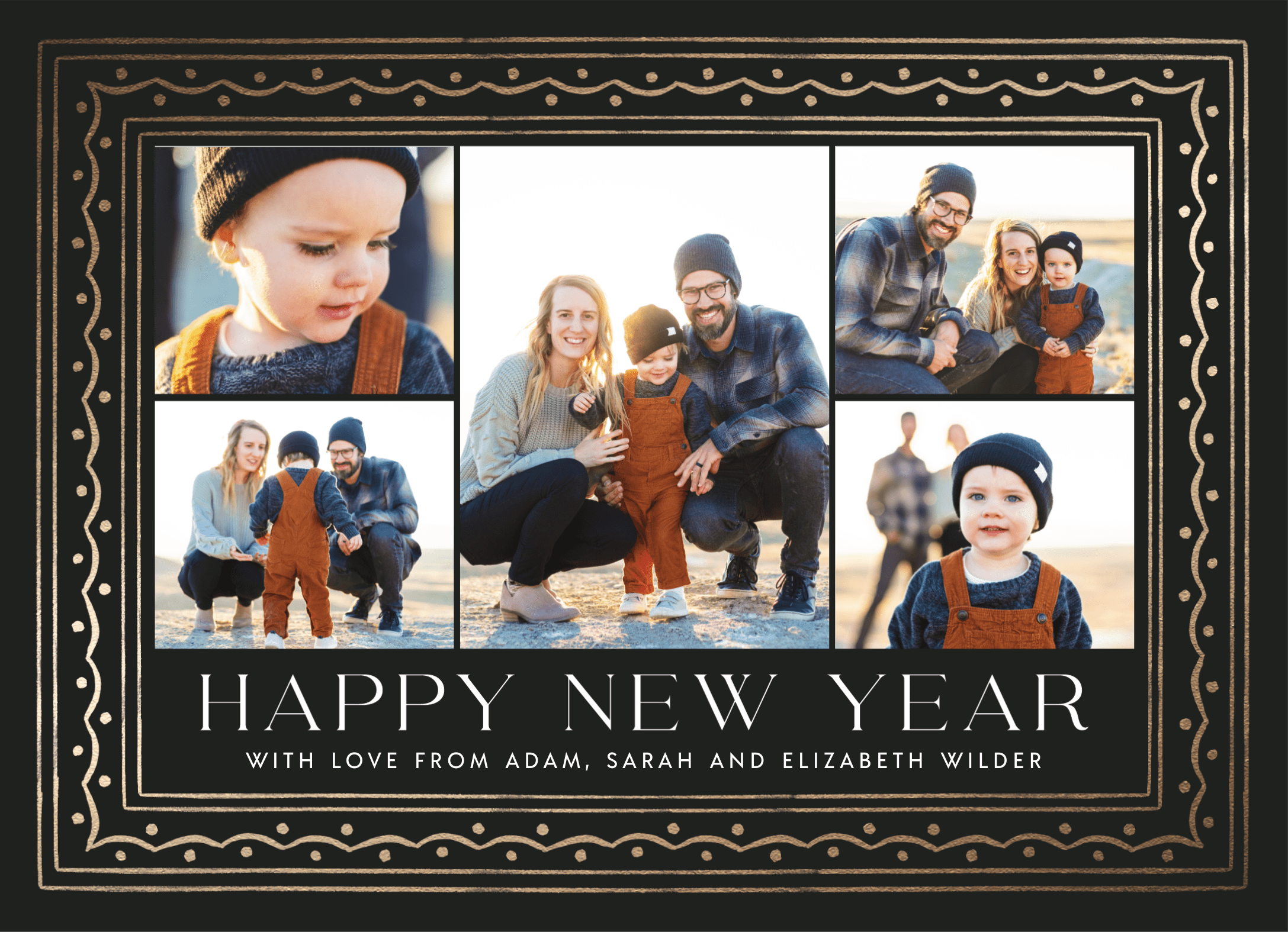 Quaint Frame New Year