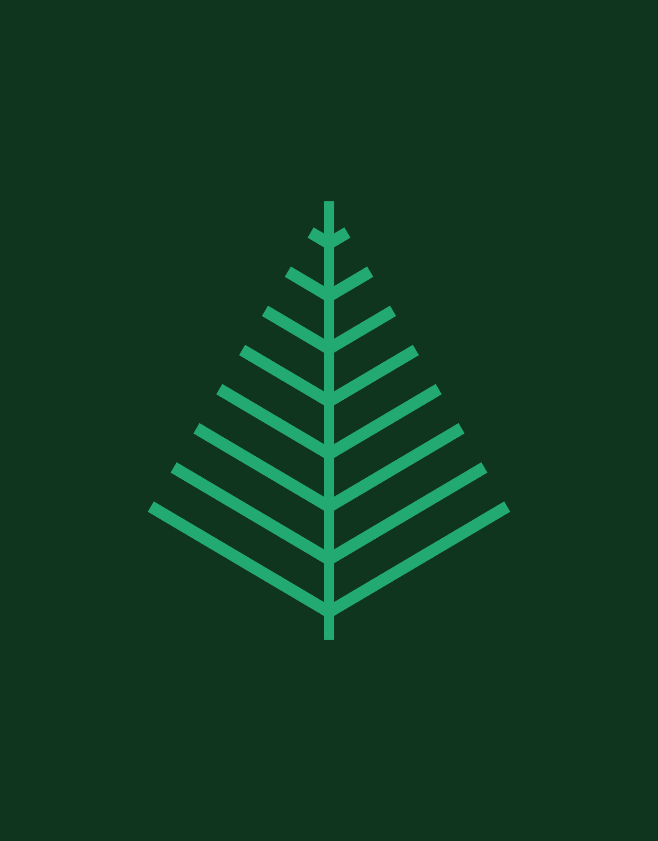 Minimal Holiday Tree