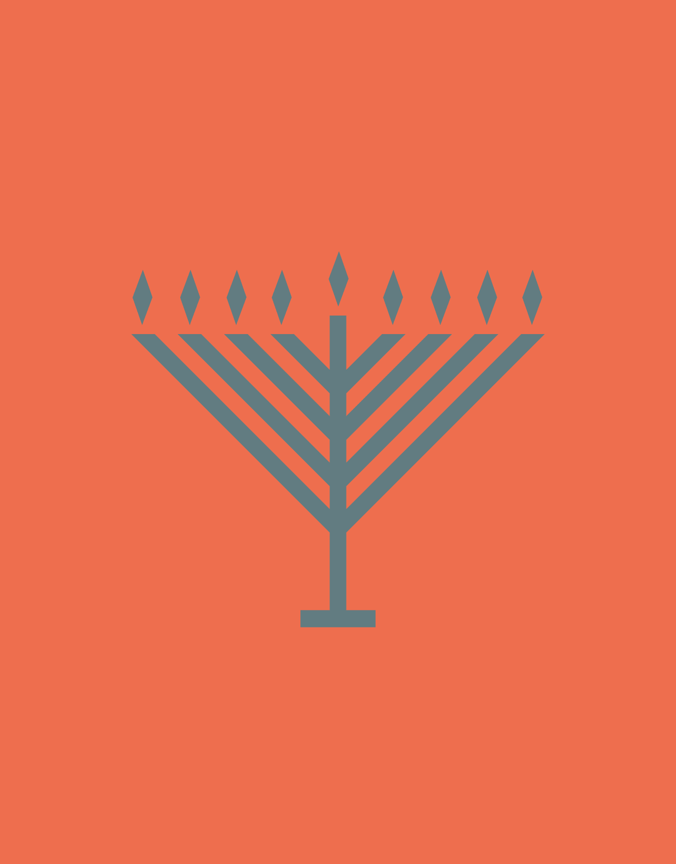 Minimal Menorah 