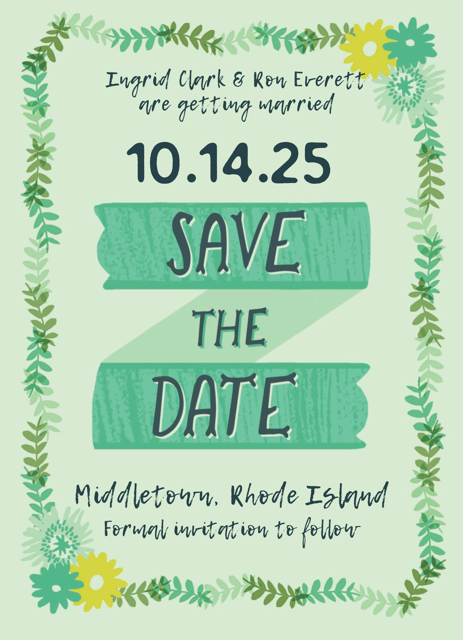 Spring Save The Date