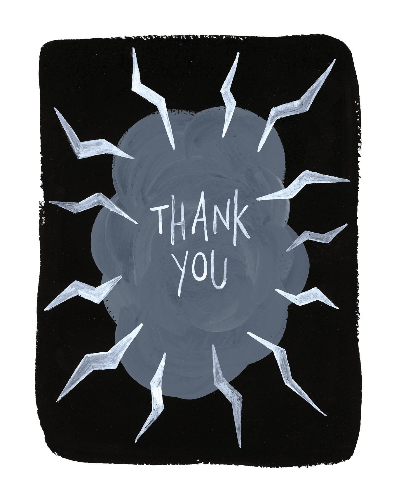 Thank You Black & White