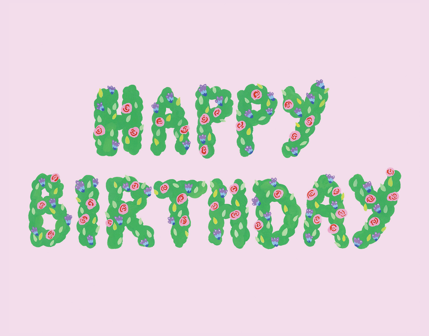 Bush Flower Birthday
