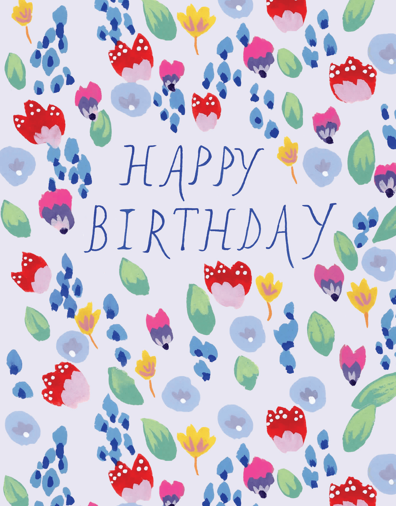 Rainbow Flower Birthday