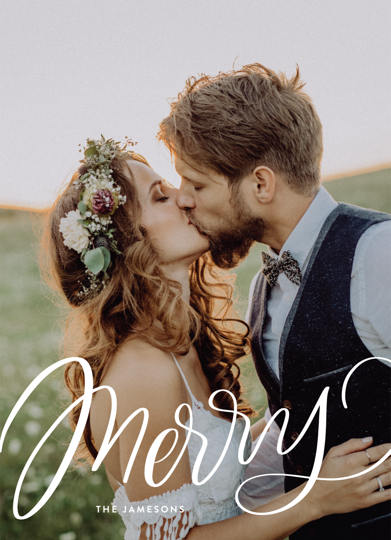 Hand Lettered Merry