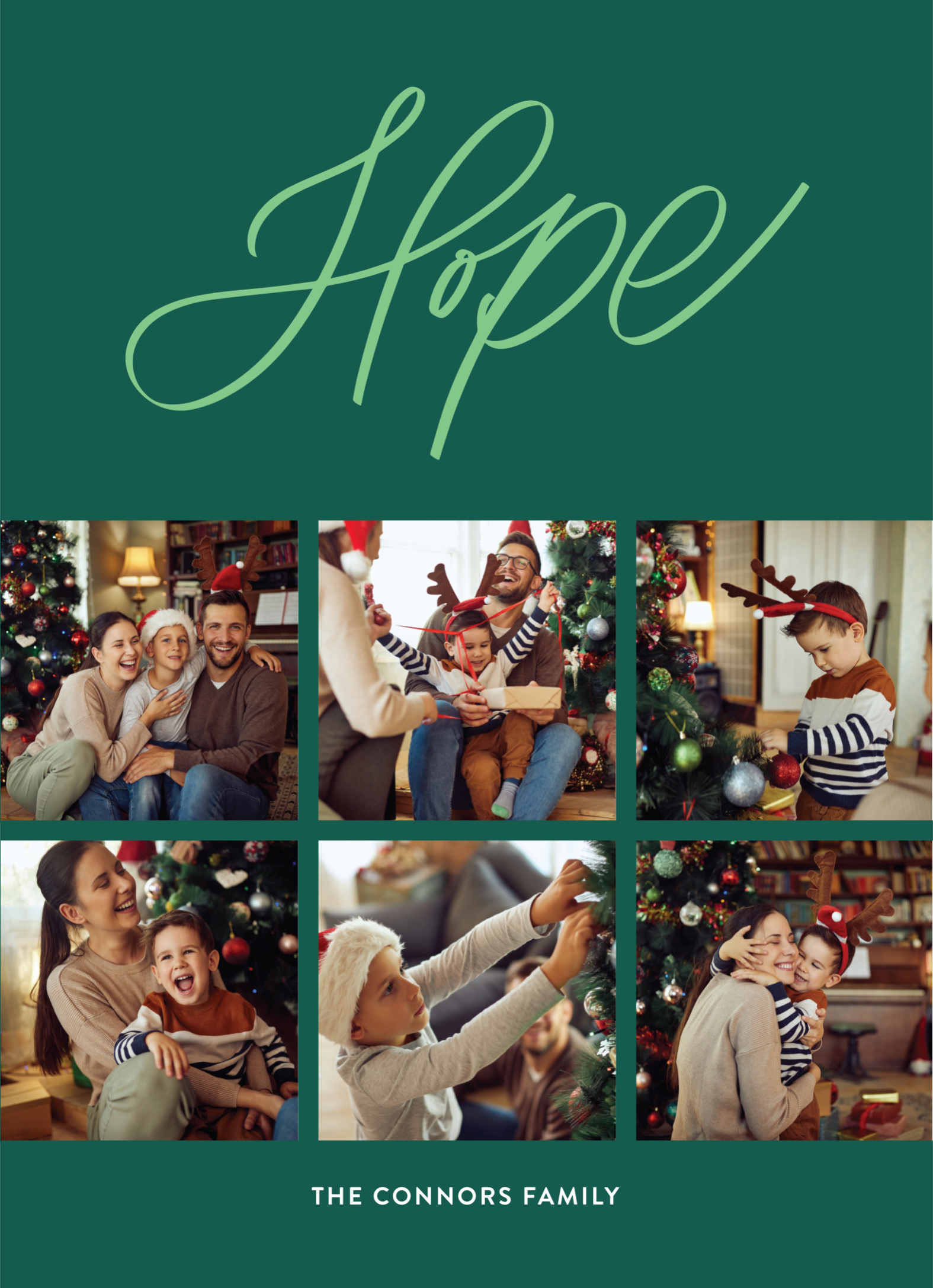 Hope Lettered Green