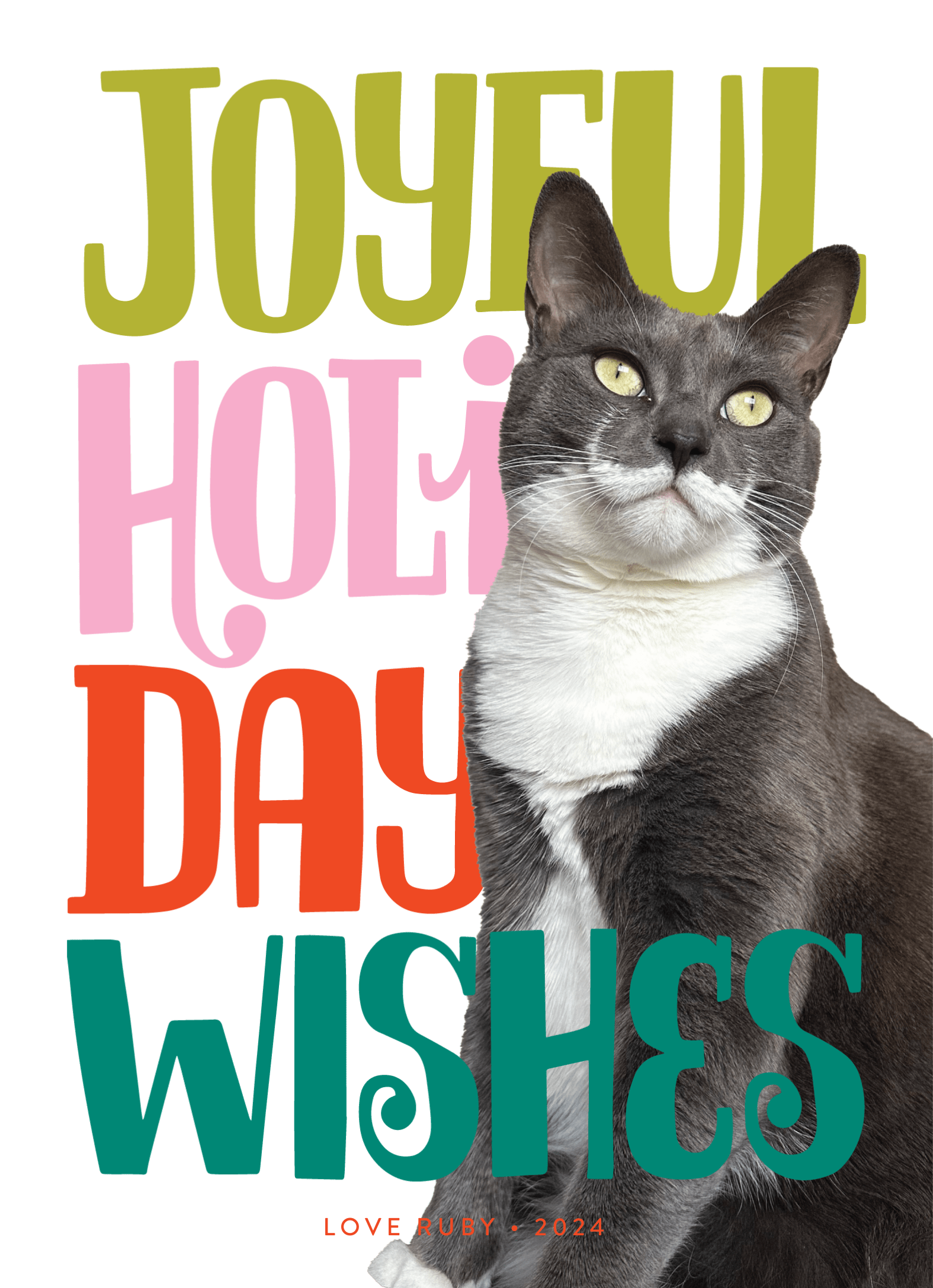 Joyful Lettering Pets Cutout