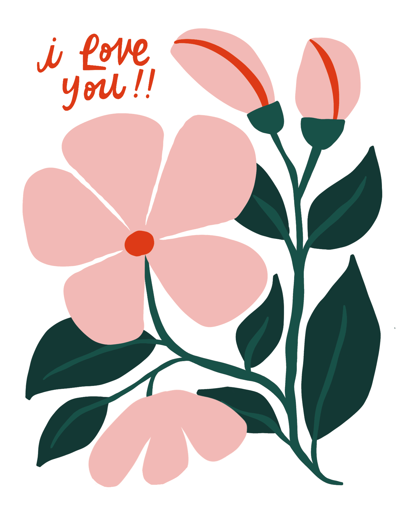Minimal Floral Love