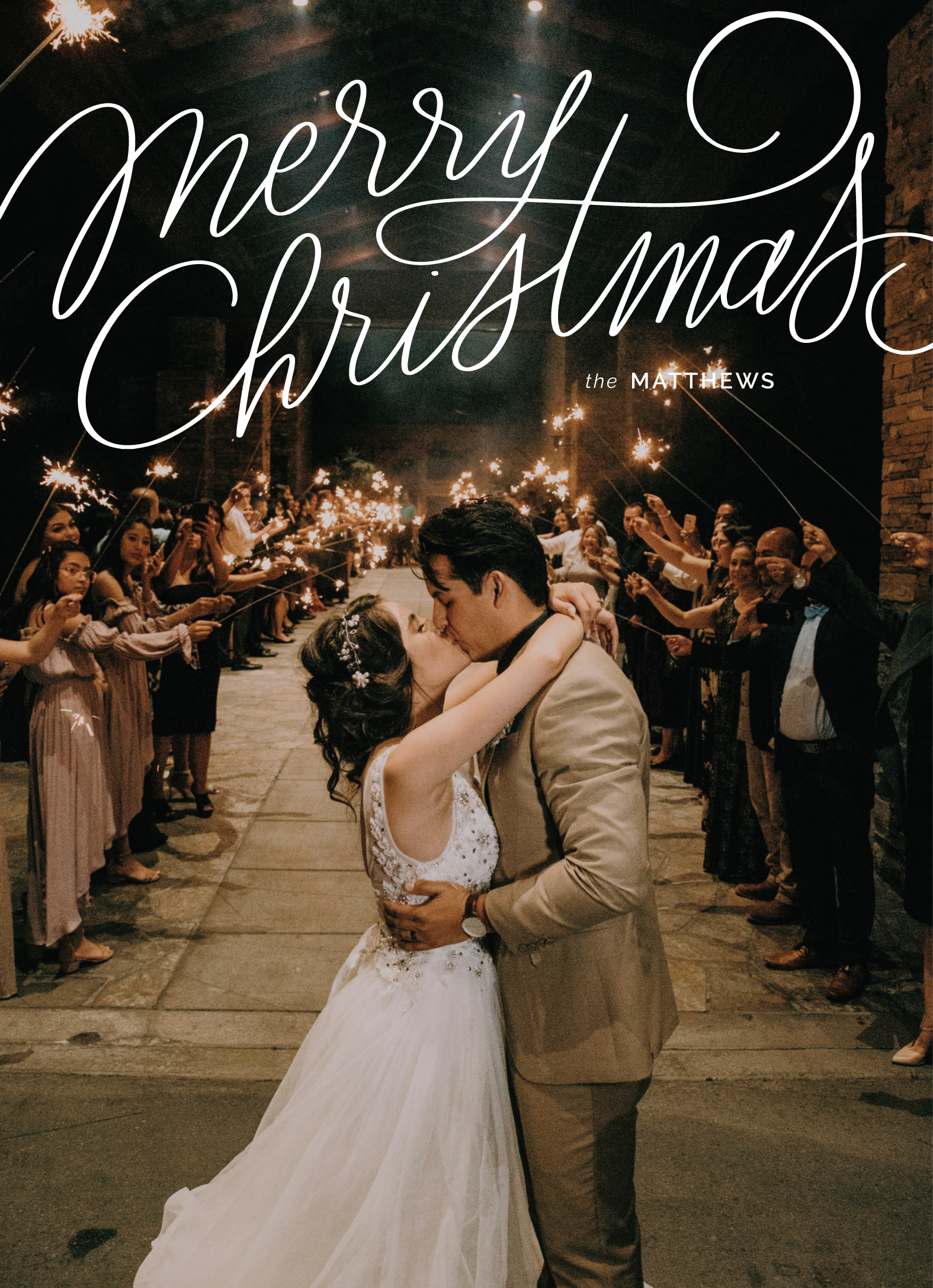 Hand Lettered Merry