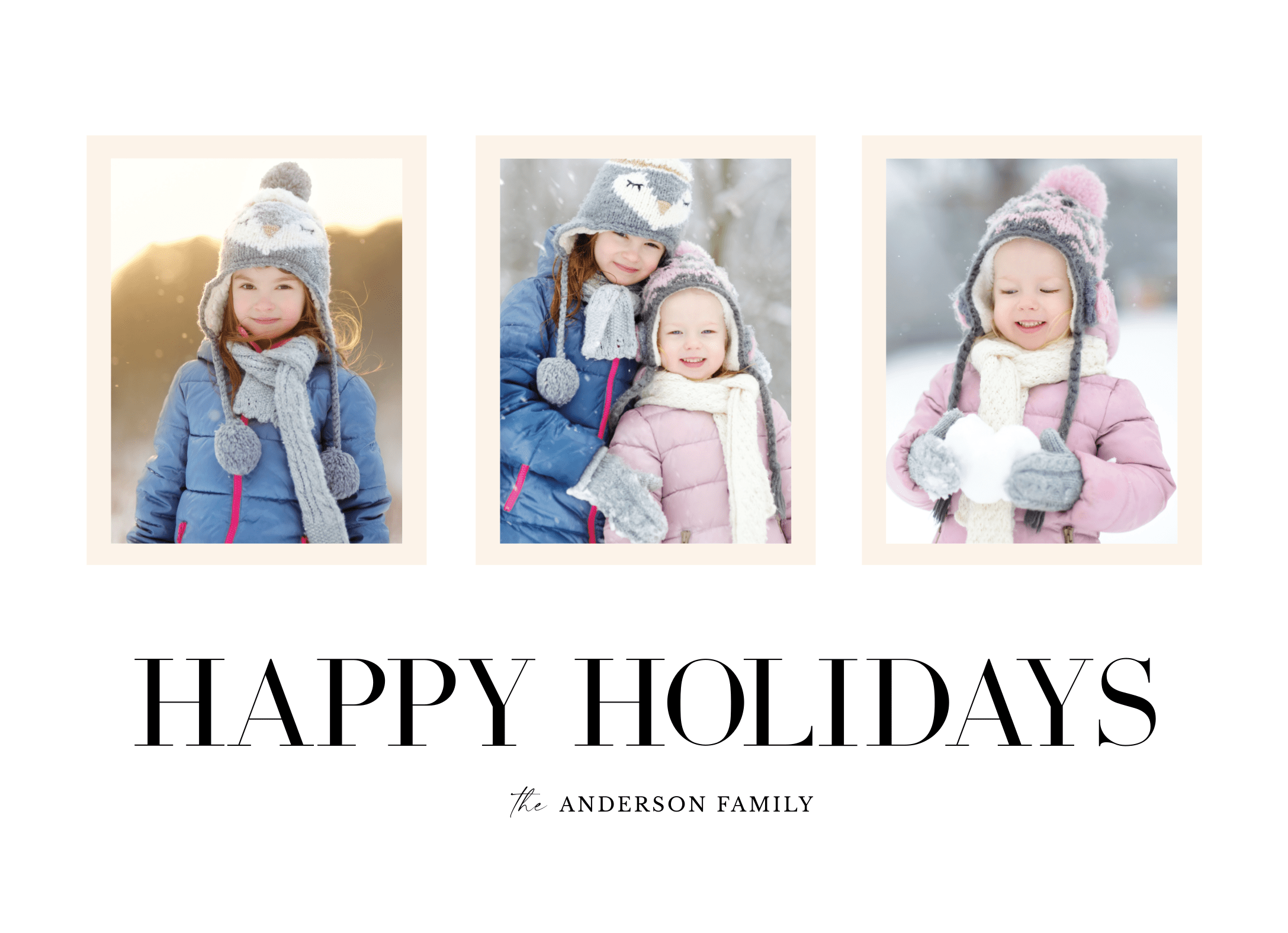 Triple Photo Holiday