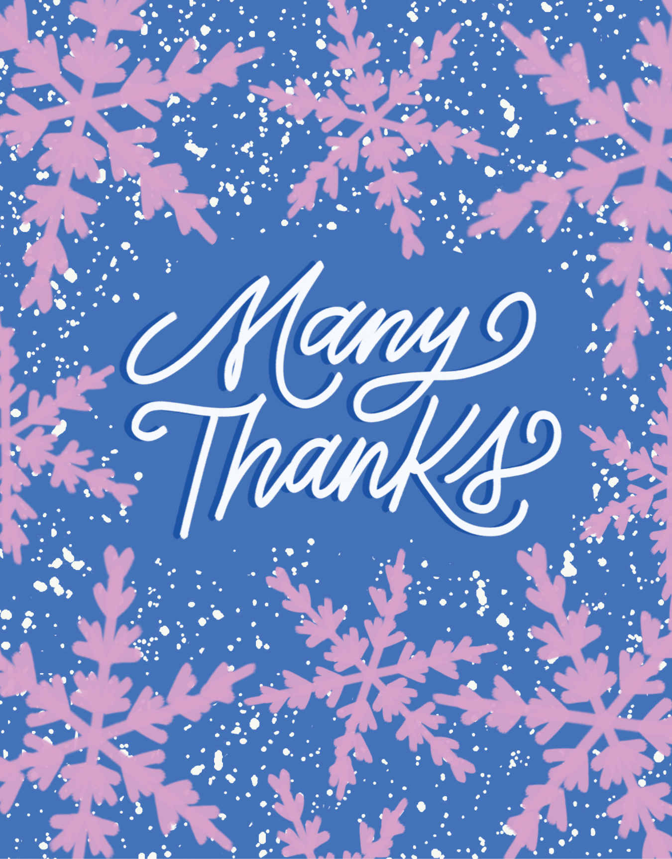Snowflake Thanks