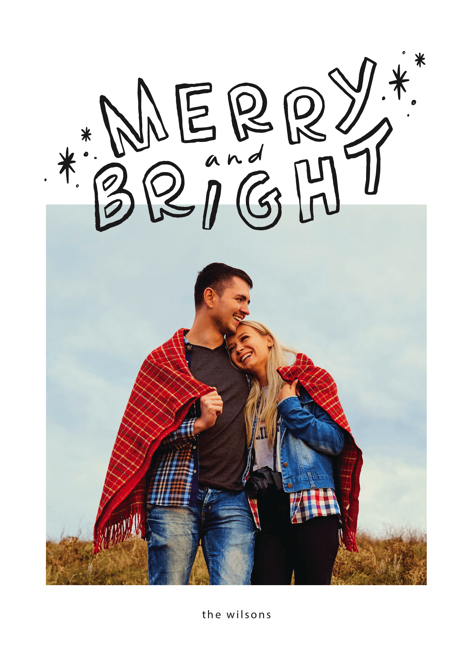 Merry & Bright Handwritten