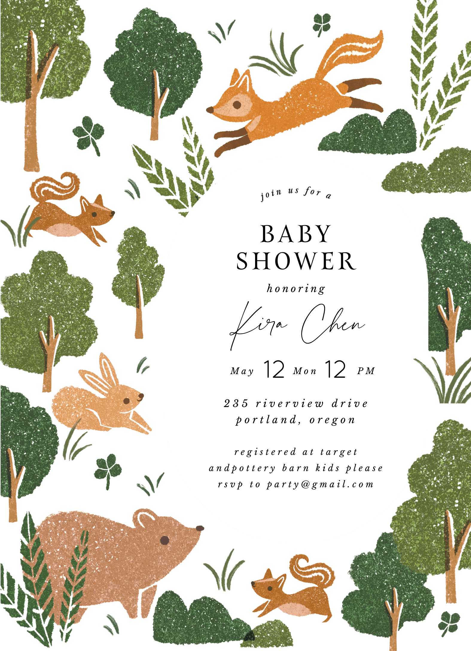 Forest Baby Shower