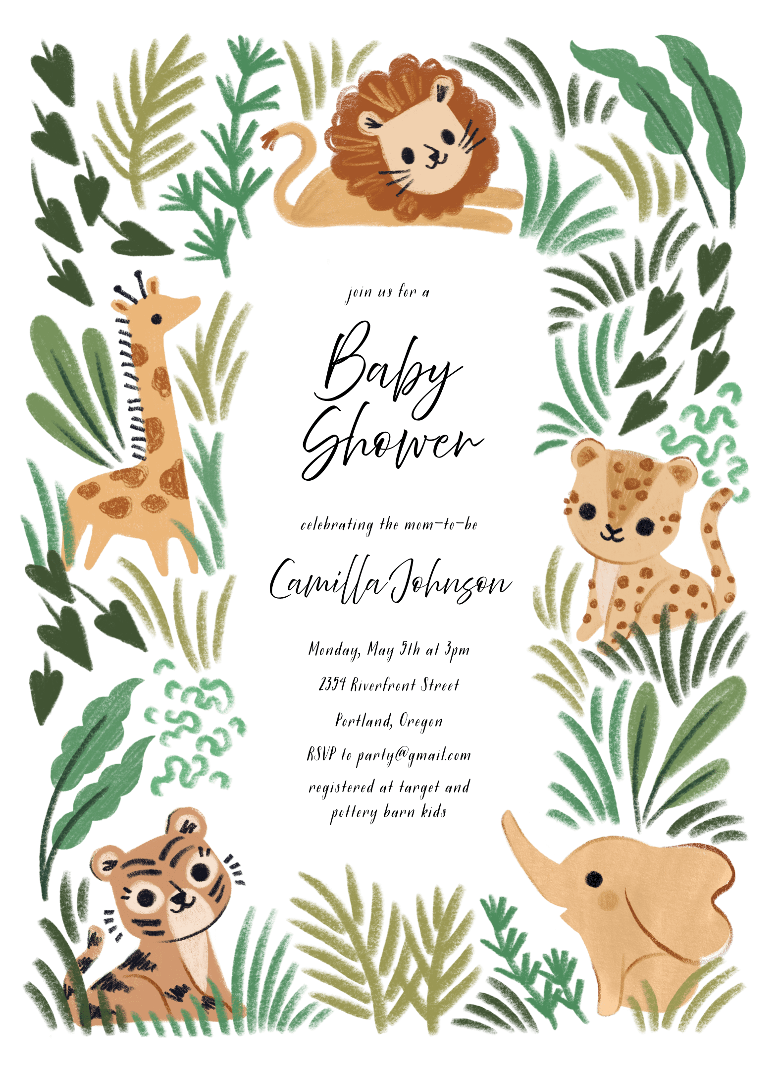Jungle Baby Shower