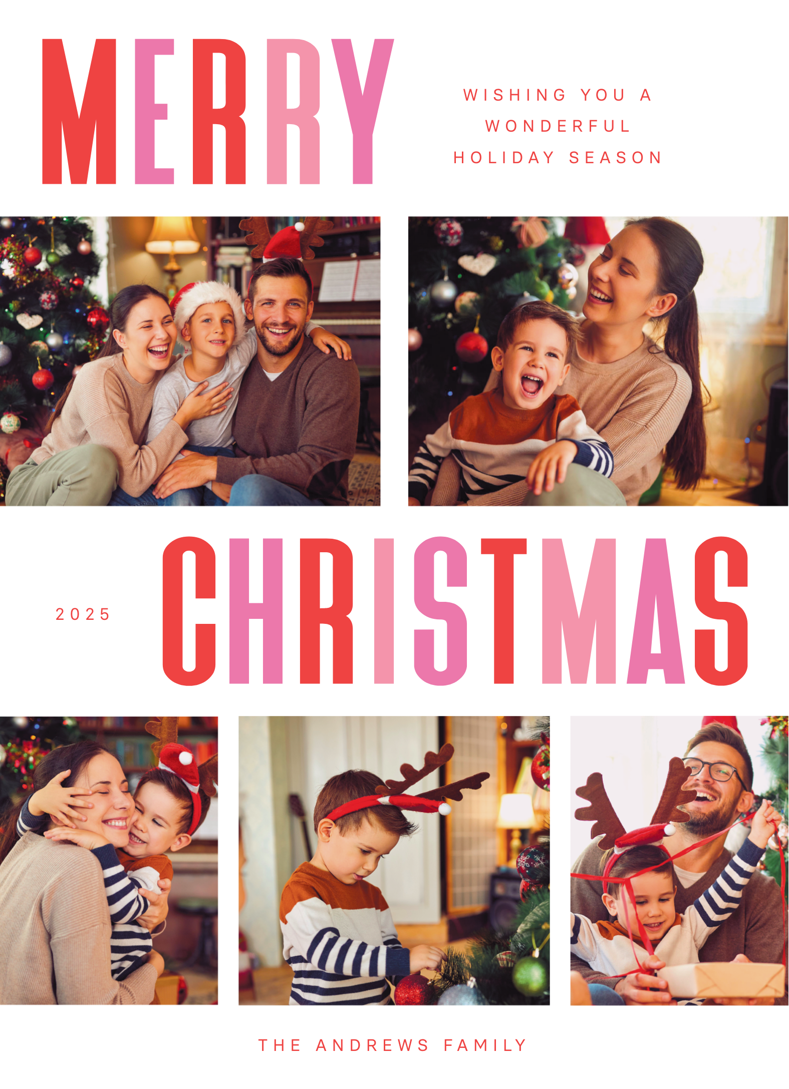 Pink & Red Christmas