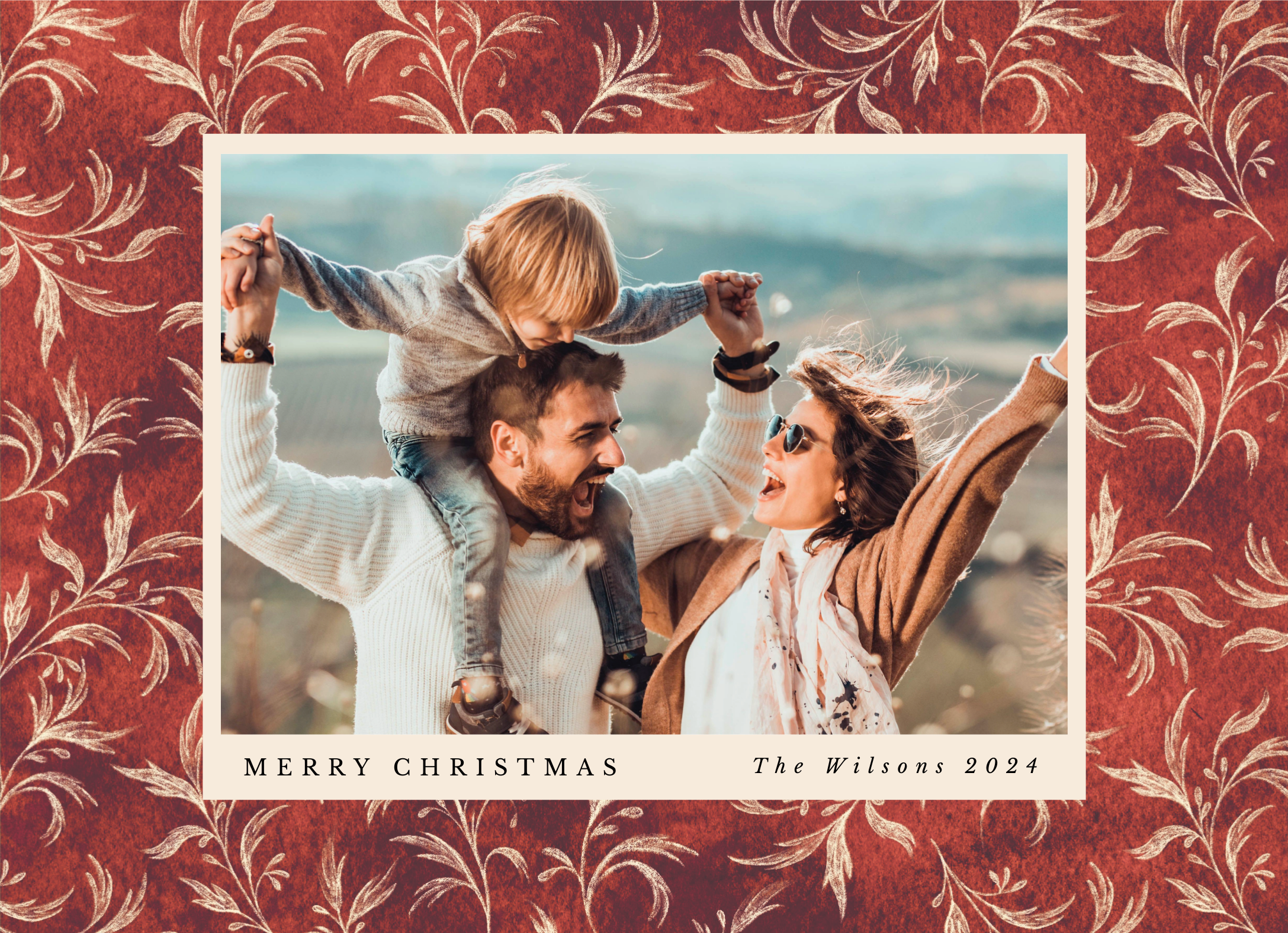 Ornate Christmas Frame