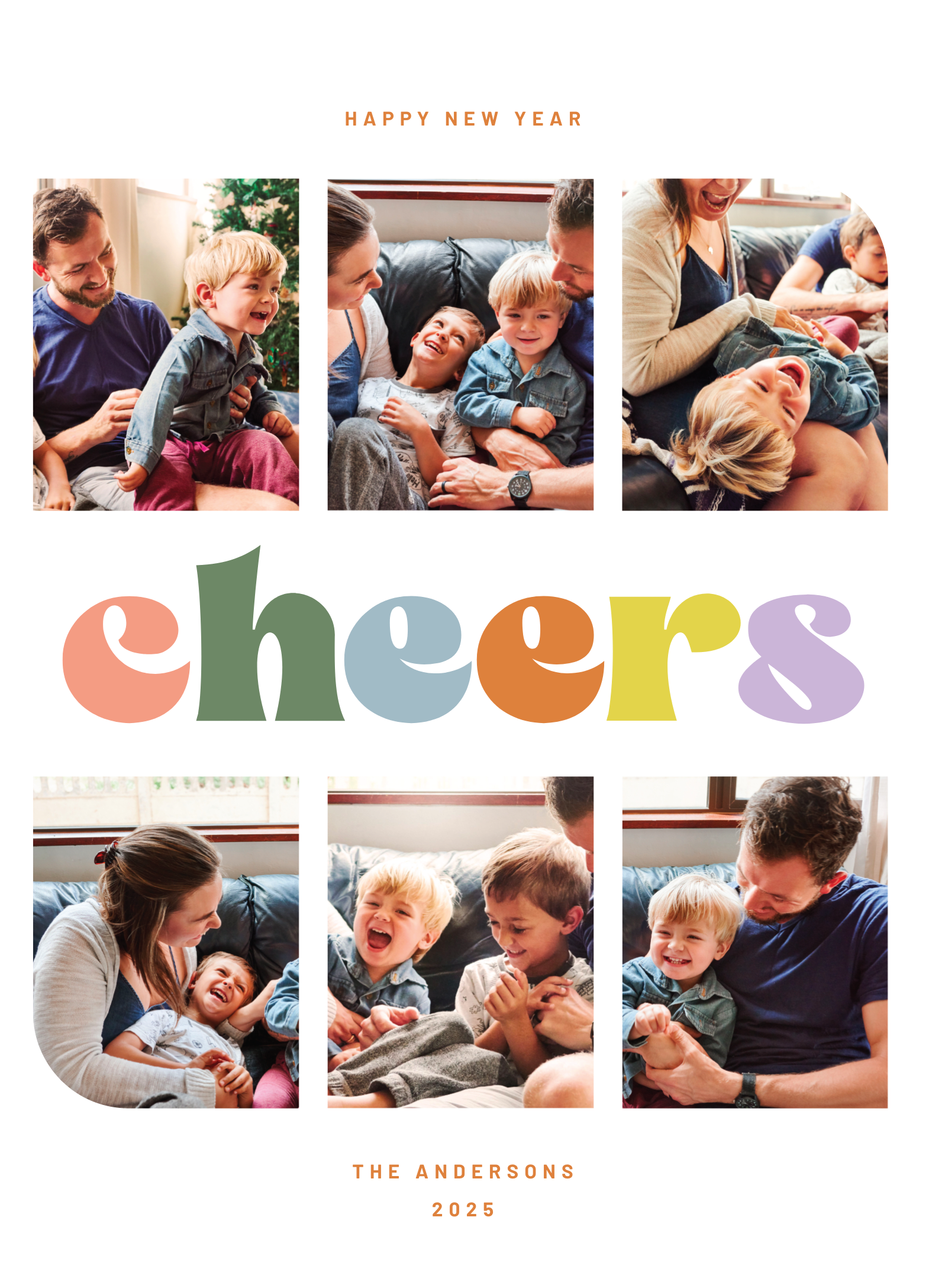 Colorful Cheers New Year