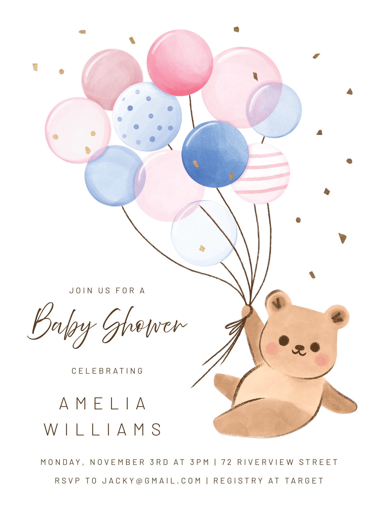 Balloons Baby Shower