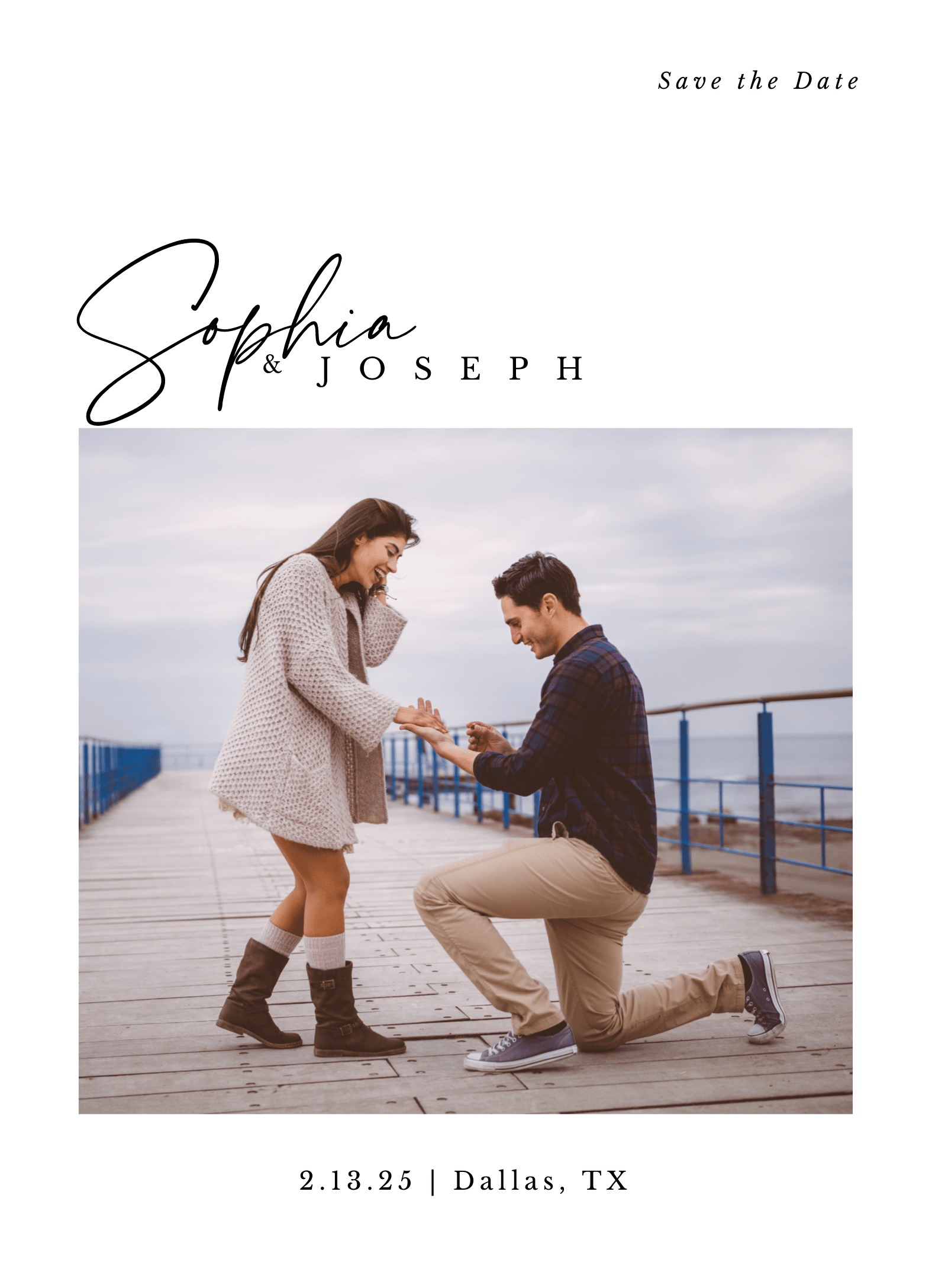 Simplicity Save The Date