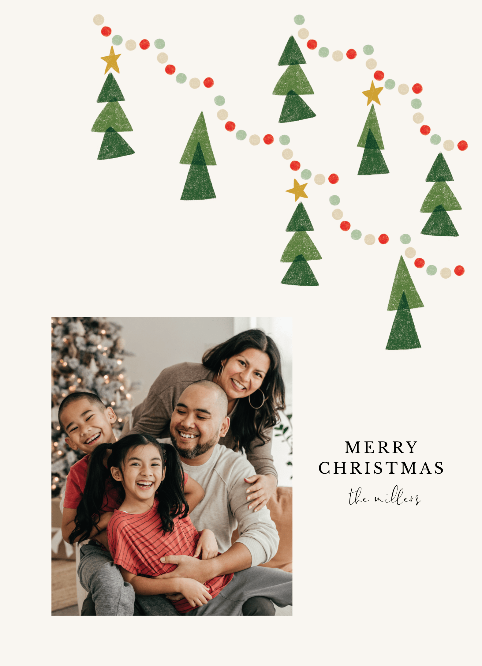 Christmas Tree Garland