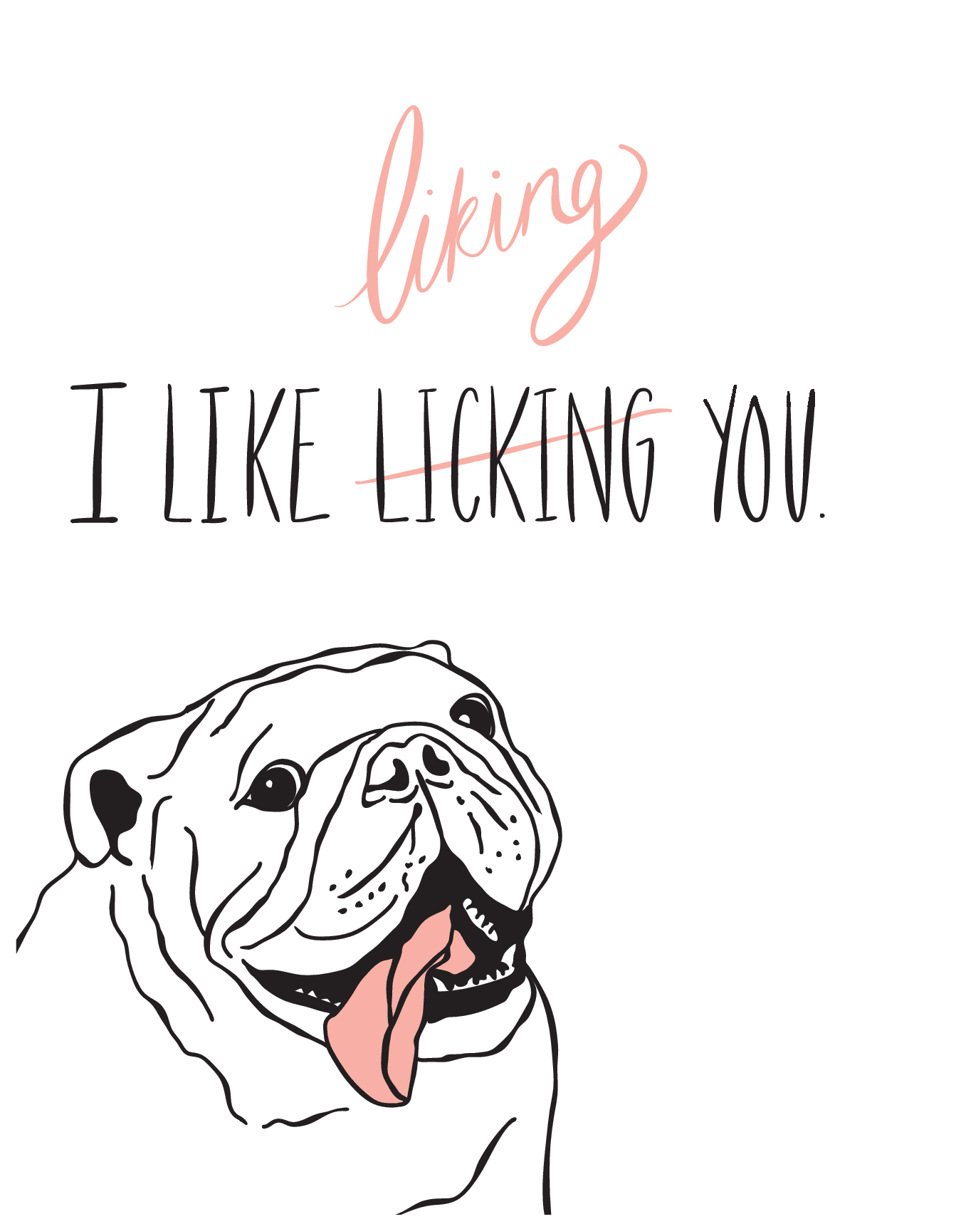 Licking