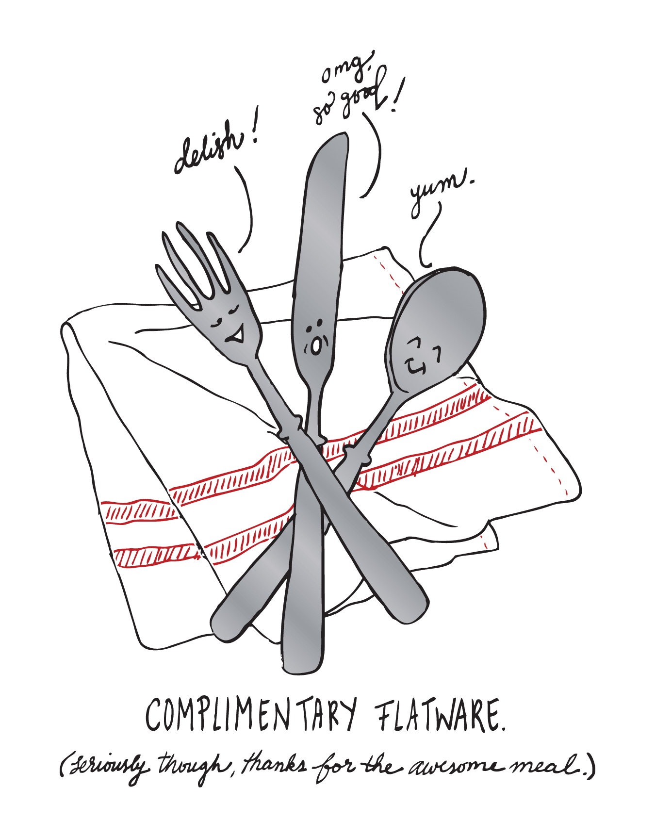 Complimentary Flatware