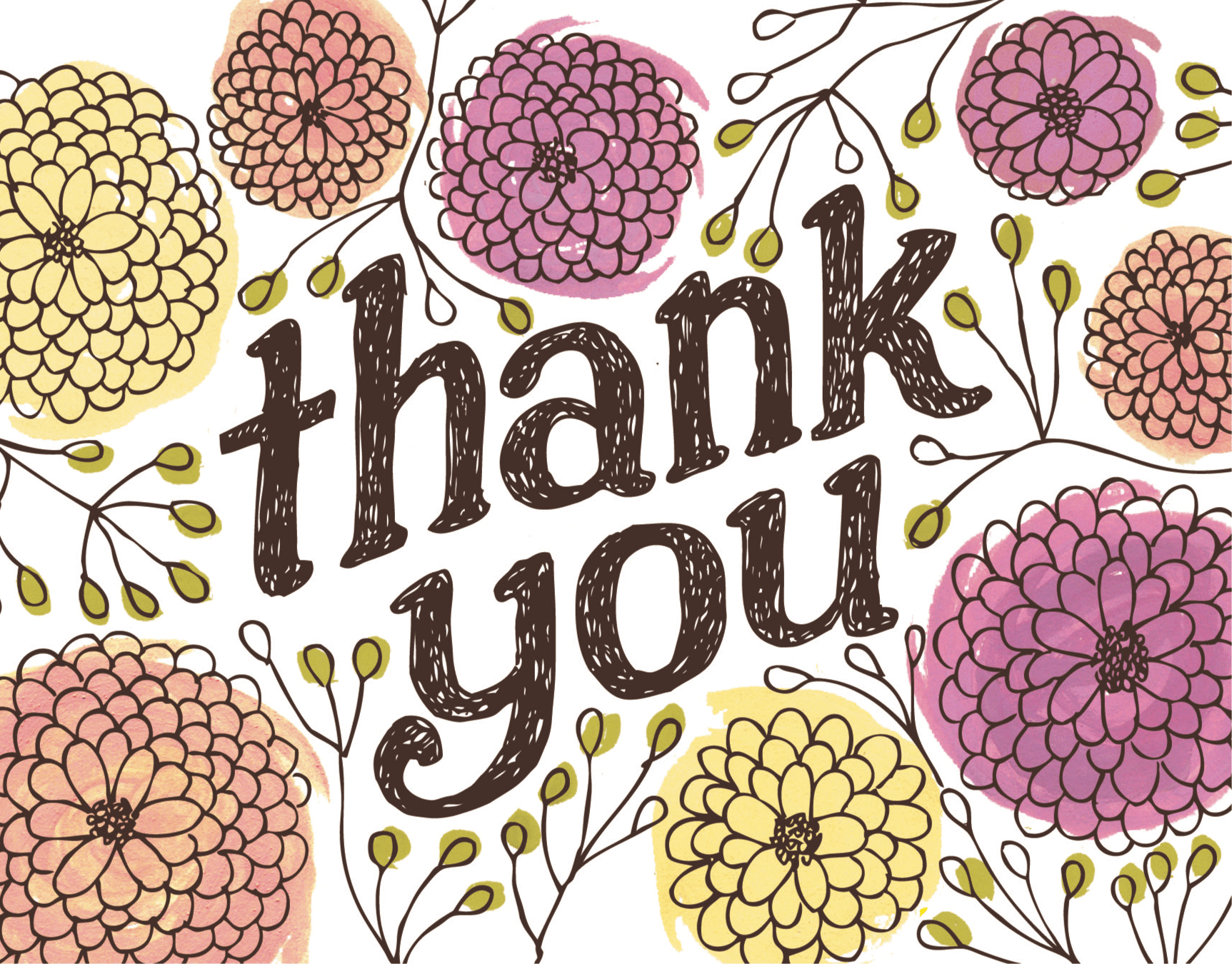 Thank You Zinnias