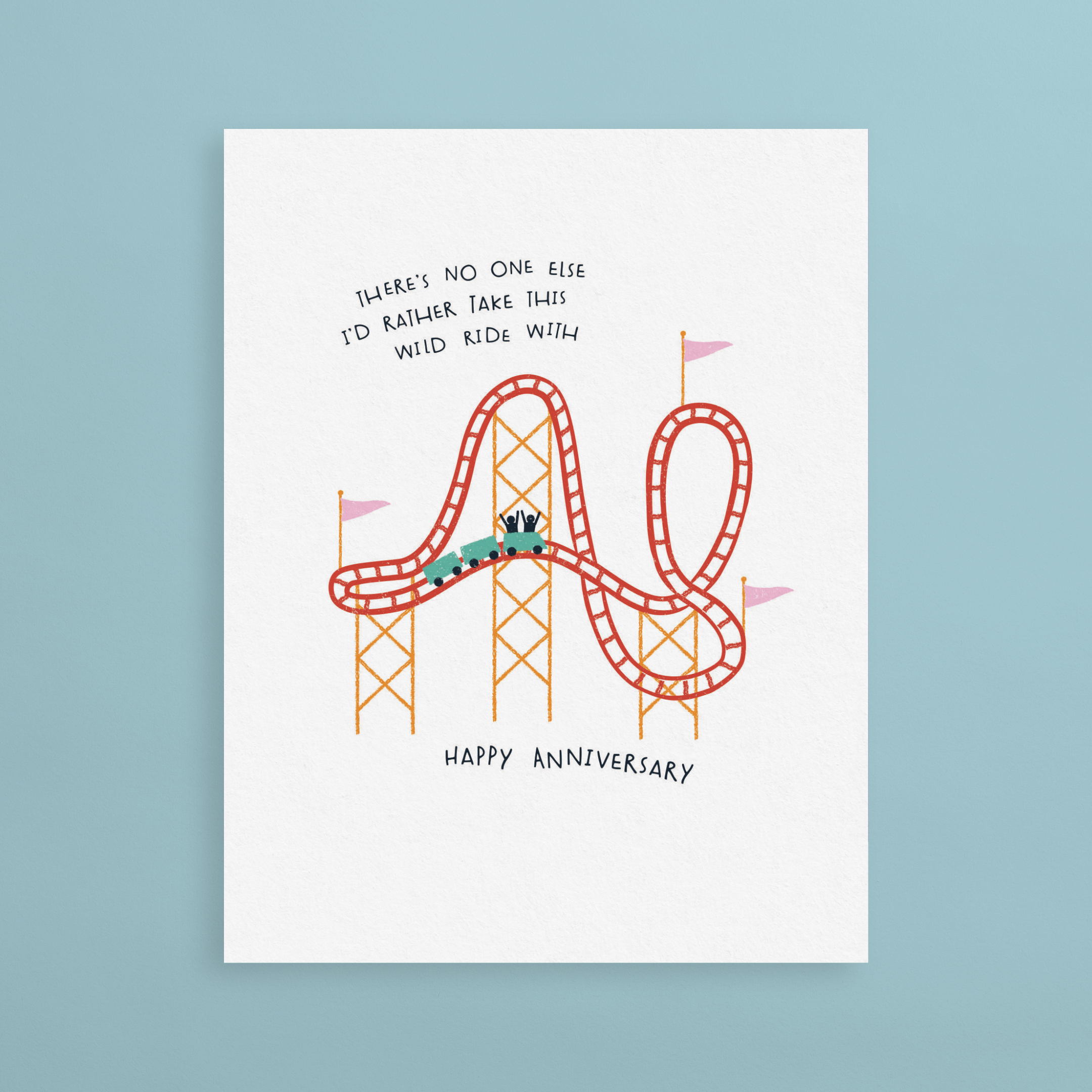 Roller Coaster by Two Pooch Paperie Postable