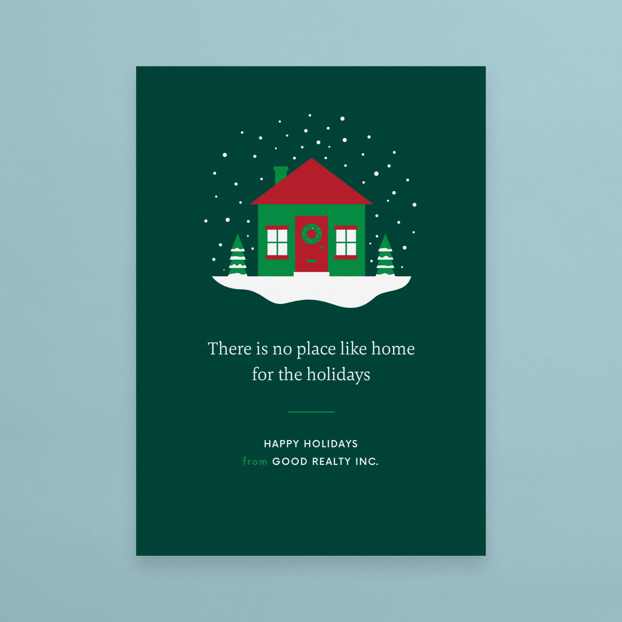 Real Estate Holiday Postcards  Realtor Holiday Postcards, Holiday