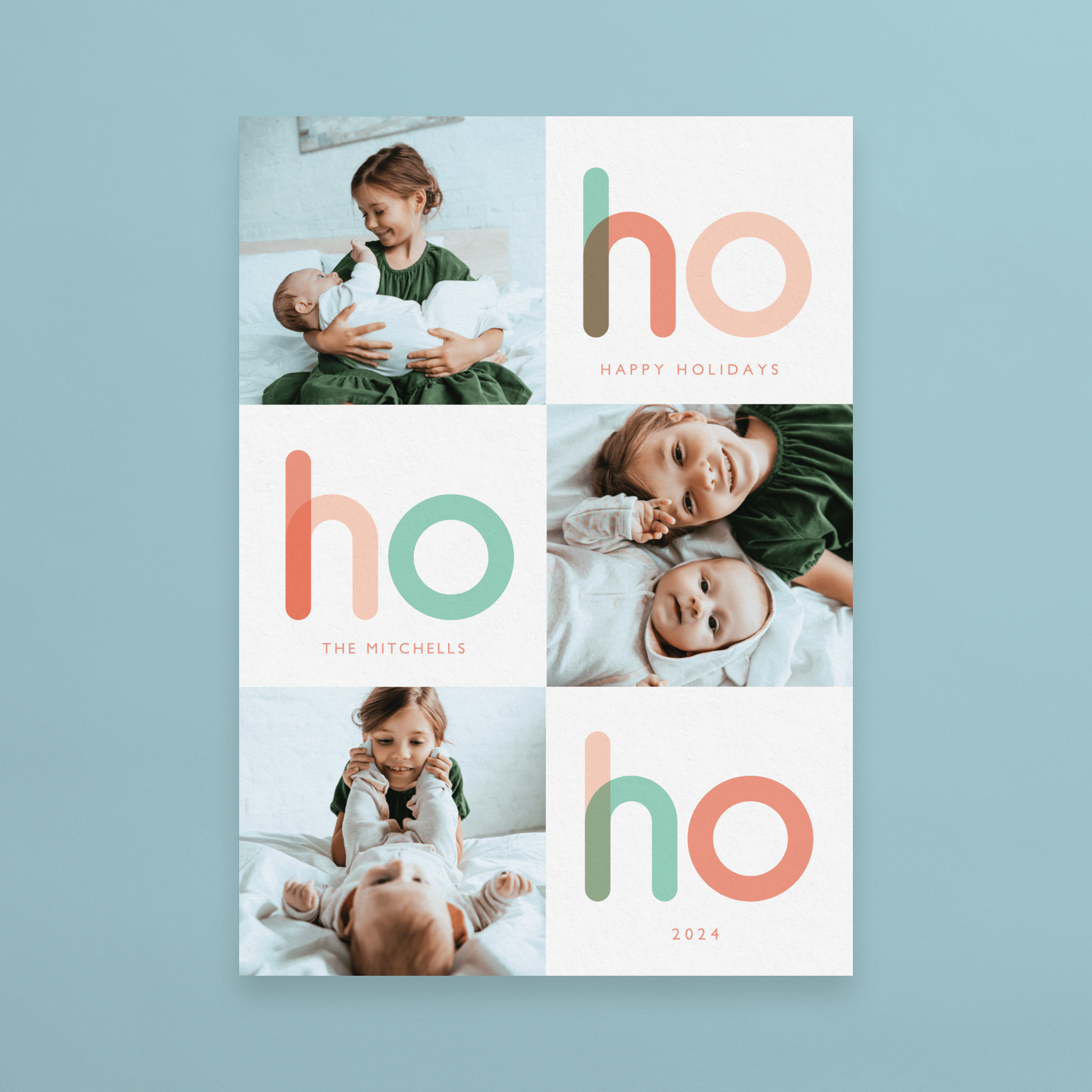 Ho-ho-hello!' Christmas Card