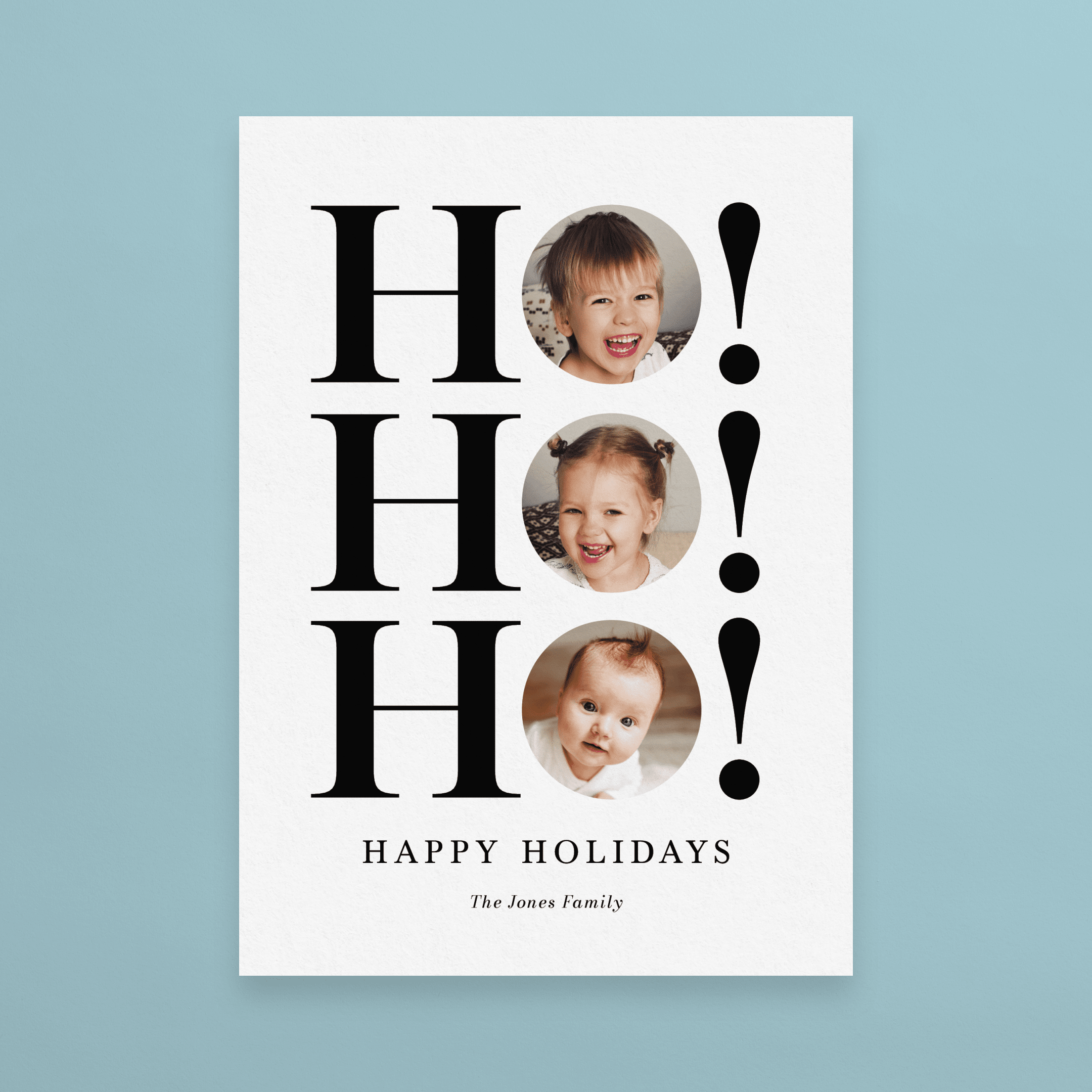 Ho-ho-hello!' Christmas Card