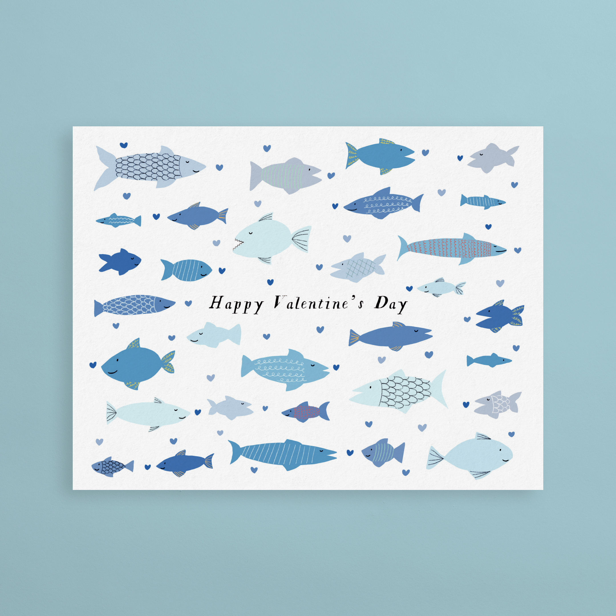 Fish Valentine by Paula & Waffle