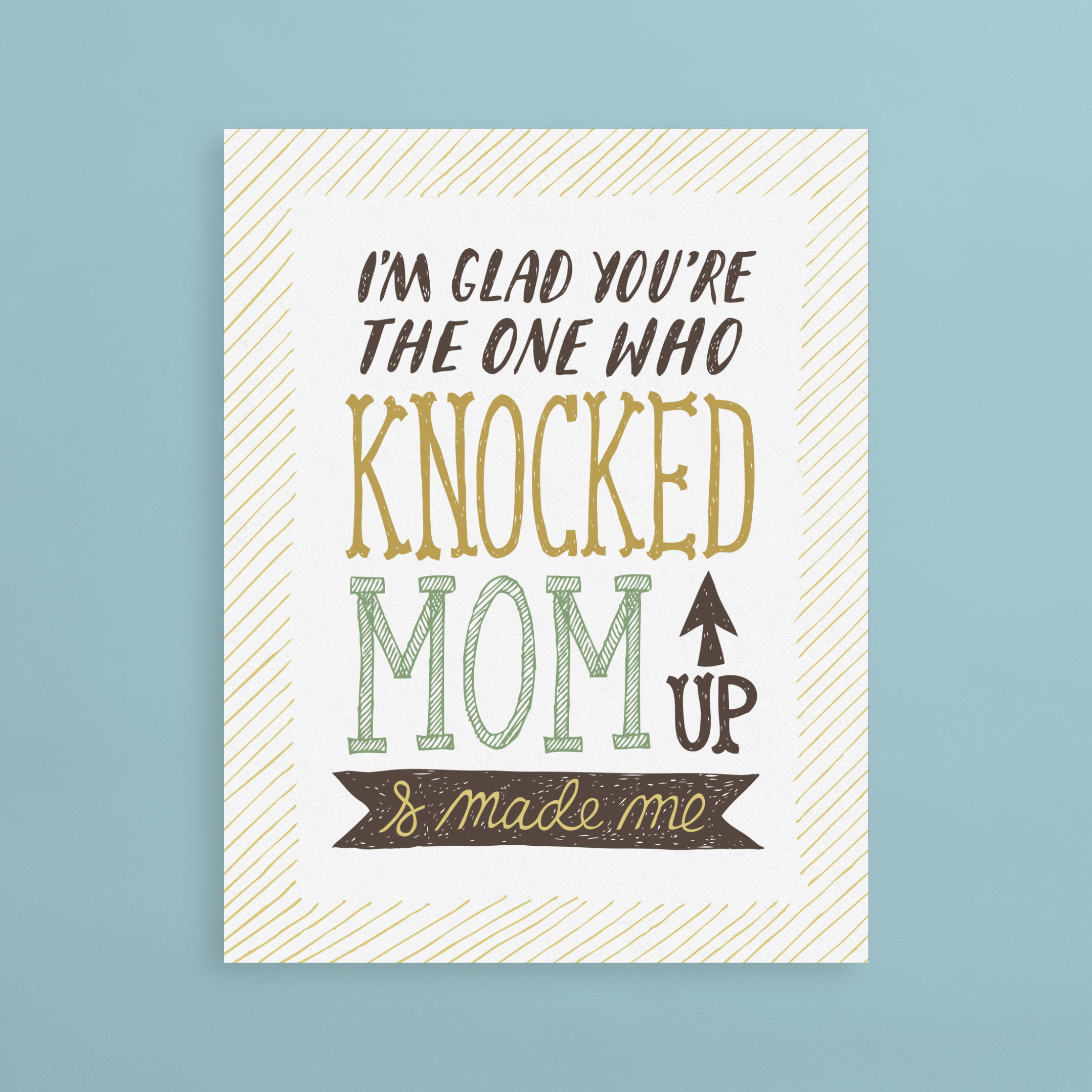 Knocked Up Mom by Wit & Whistle | Postable