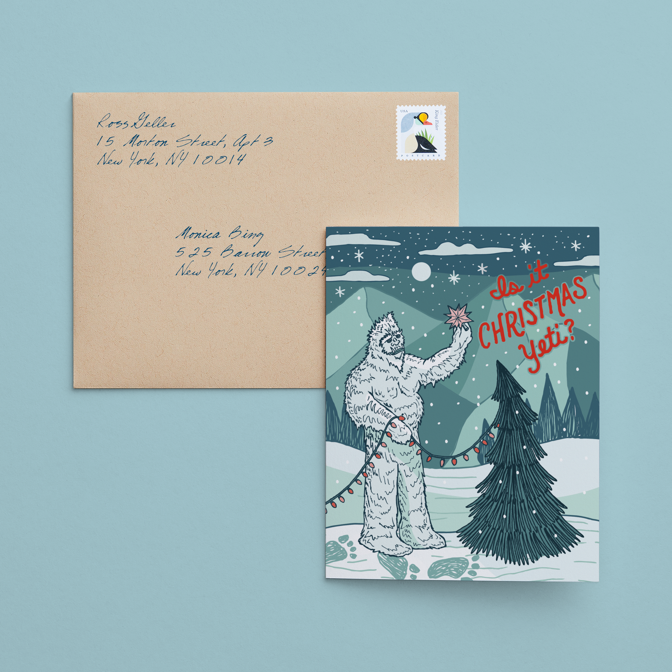 Christmas Yeti Greeting Card – Noteworthy Paper & Press