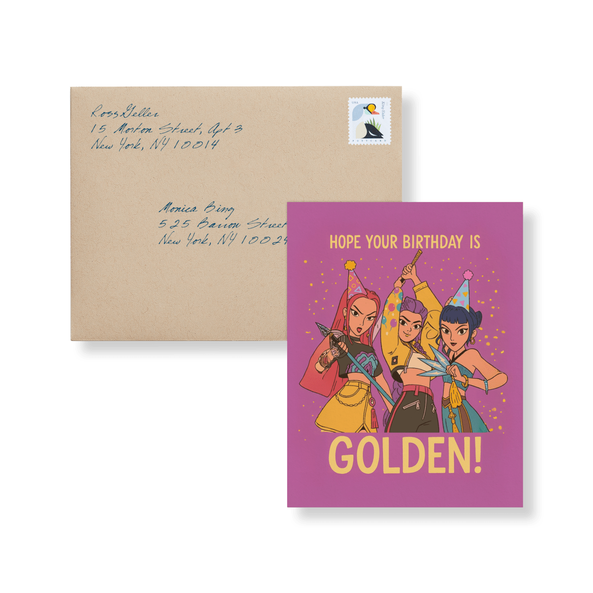 Brainbox Candy Funny K Pop Demon Hunters Birthday Cards 'K Birthday