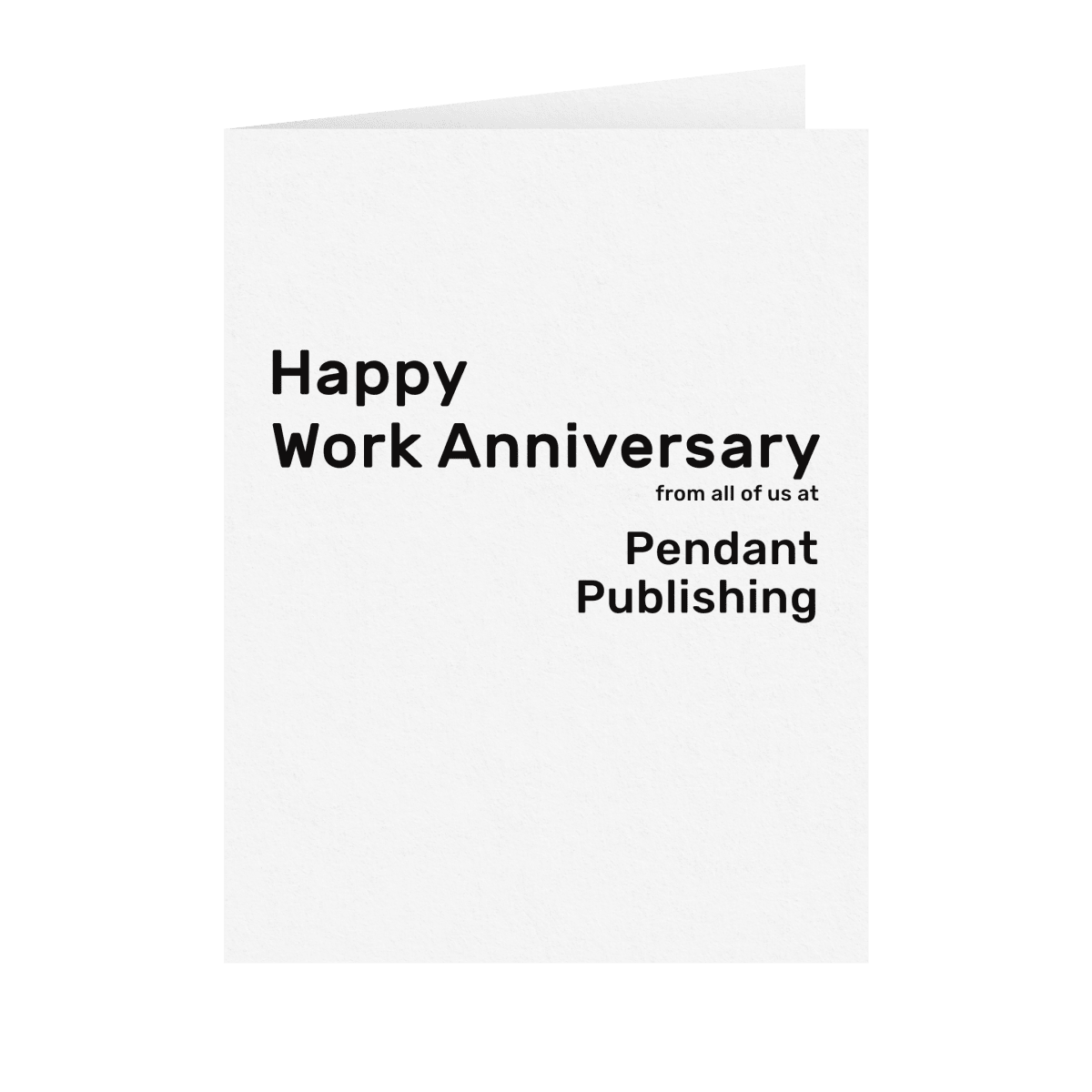 Business Work Anniversary Simple Business Anniversary Cards Card, image size:1200x1200