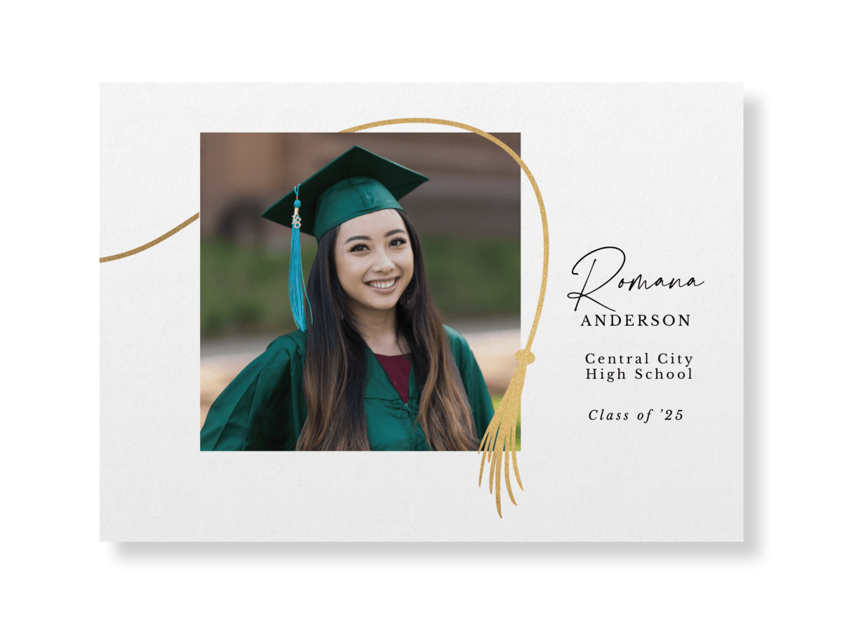 best website to buy graded pokemon cards White & Wood Graduation Announcement and Event Invitation – Printing by  Penny Lane