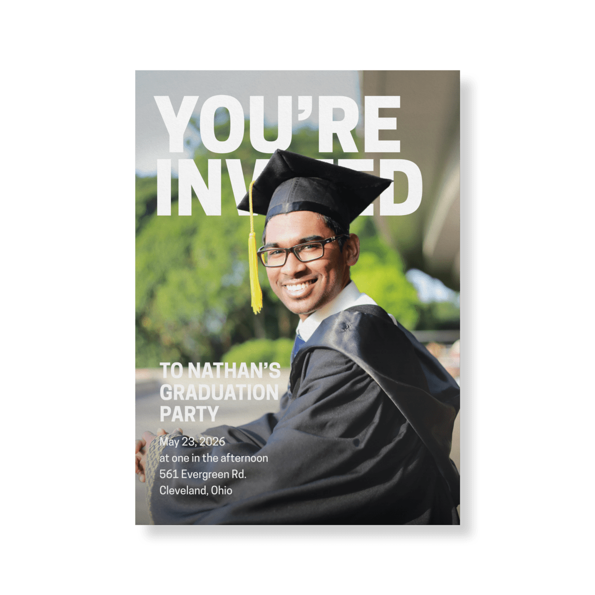 Custom Graduation Invite by Postable | Postable