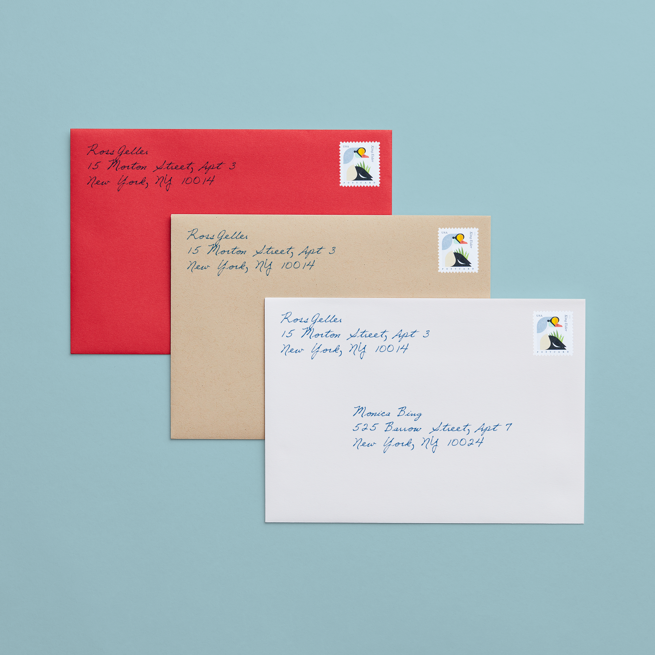 Postage Stamps + Assembly — hello invite