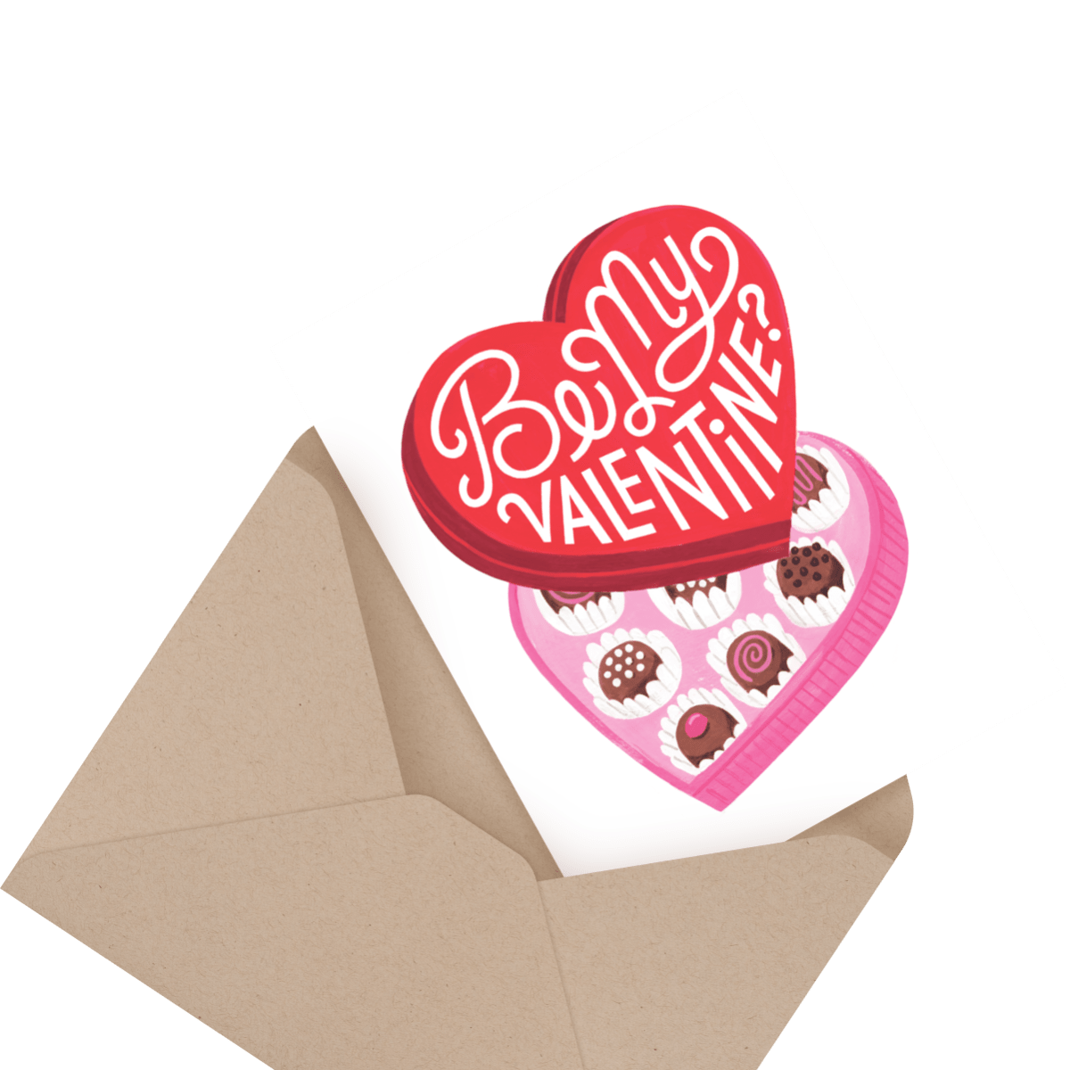 EXTRA! EXTRA! Vintage-Style Valentine Valentine Note Card