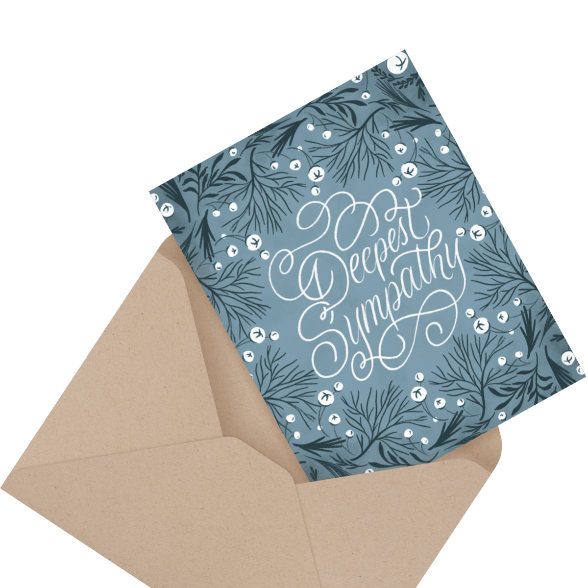 beautiful thinking of you sympathy card