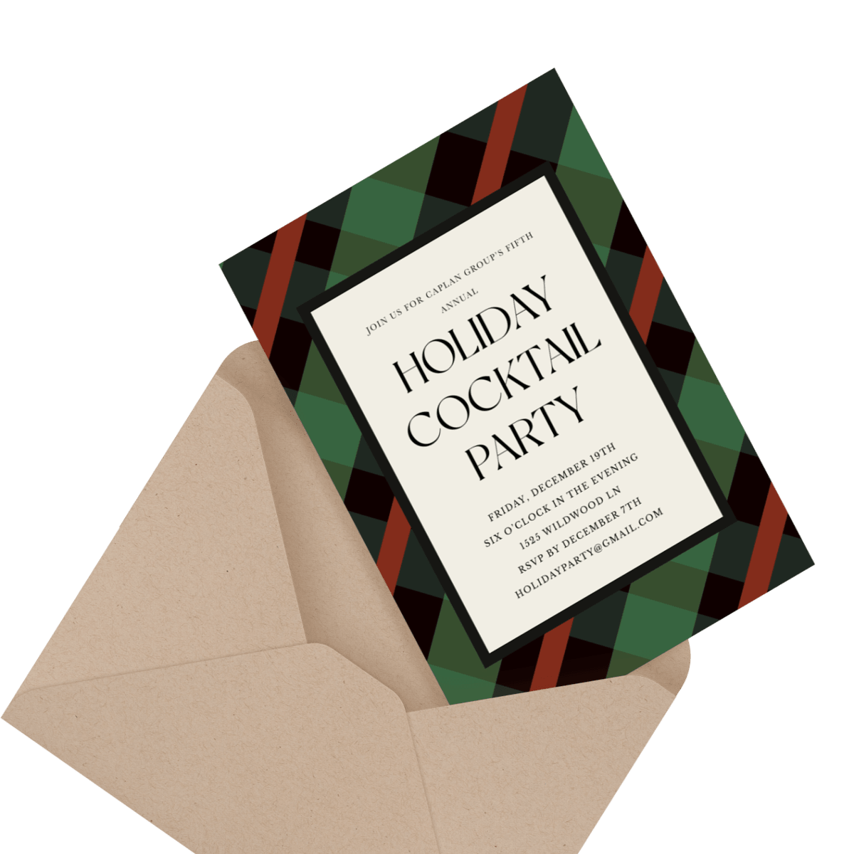 cheerful new years eve holiday party invite