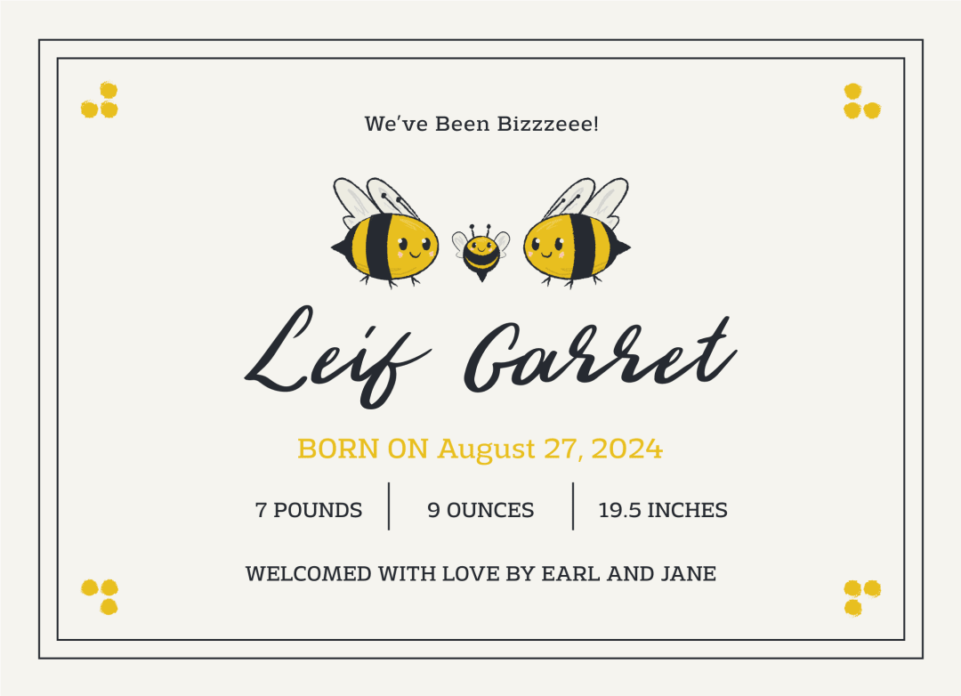 Busy Bees by Postable Postable