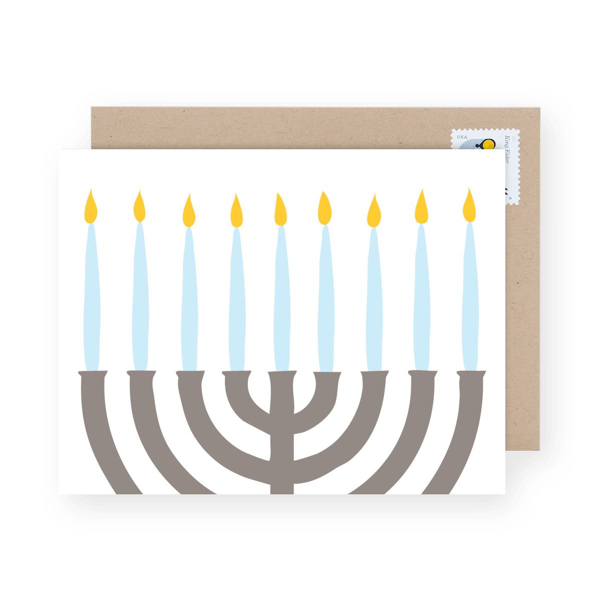 Happy Hanukkah Menorah